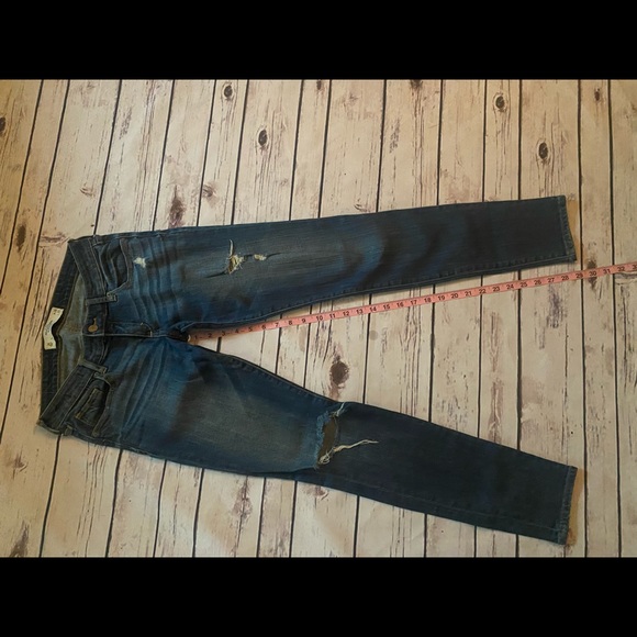 Abercrombie Fitch Distressed Skinny Jeans 2R A&F - Picture 5 of 7